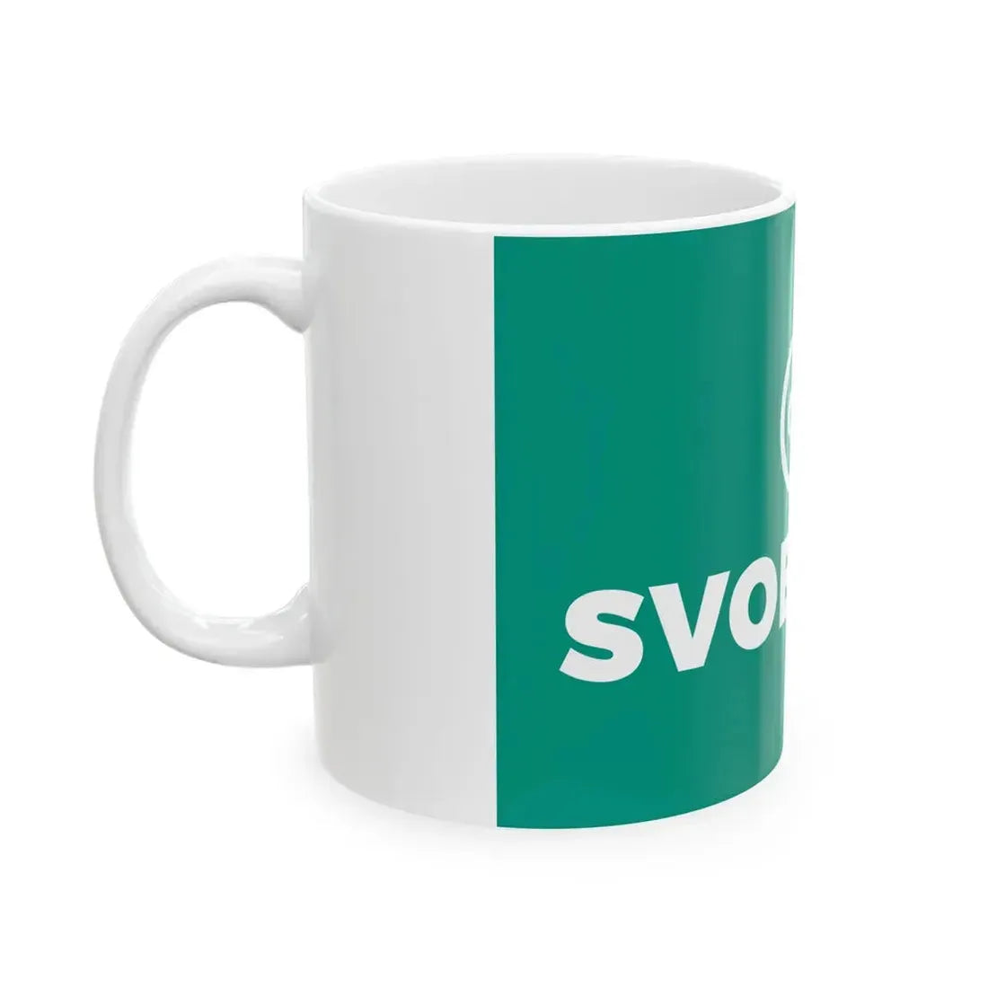 Flag of the Party of Free Citizens (Czech Republic) White Coffee Mug - Go Mug Yourself