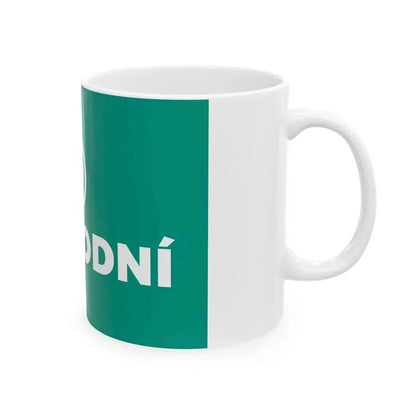 Flag of the Party of Free Citizens (Czech Republic) White Coffee Mug - Go Mug Yourself