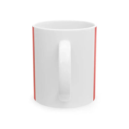 Flag of the Party of Italian Communists (Italy) White Coffee Mug - Go Mug Yourself