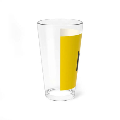 Flag of the Patriot of Ukraine party AZOV (Ukraine) Pint Glass 16oz - Go Mug Yourself
