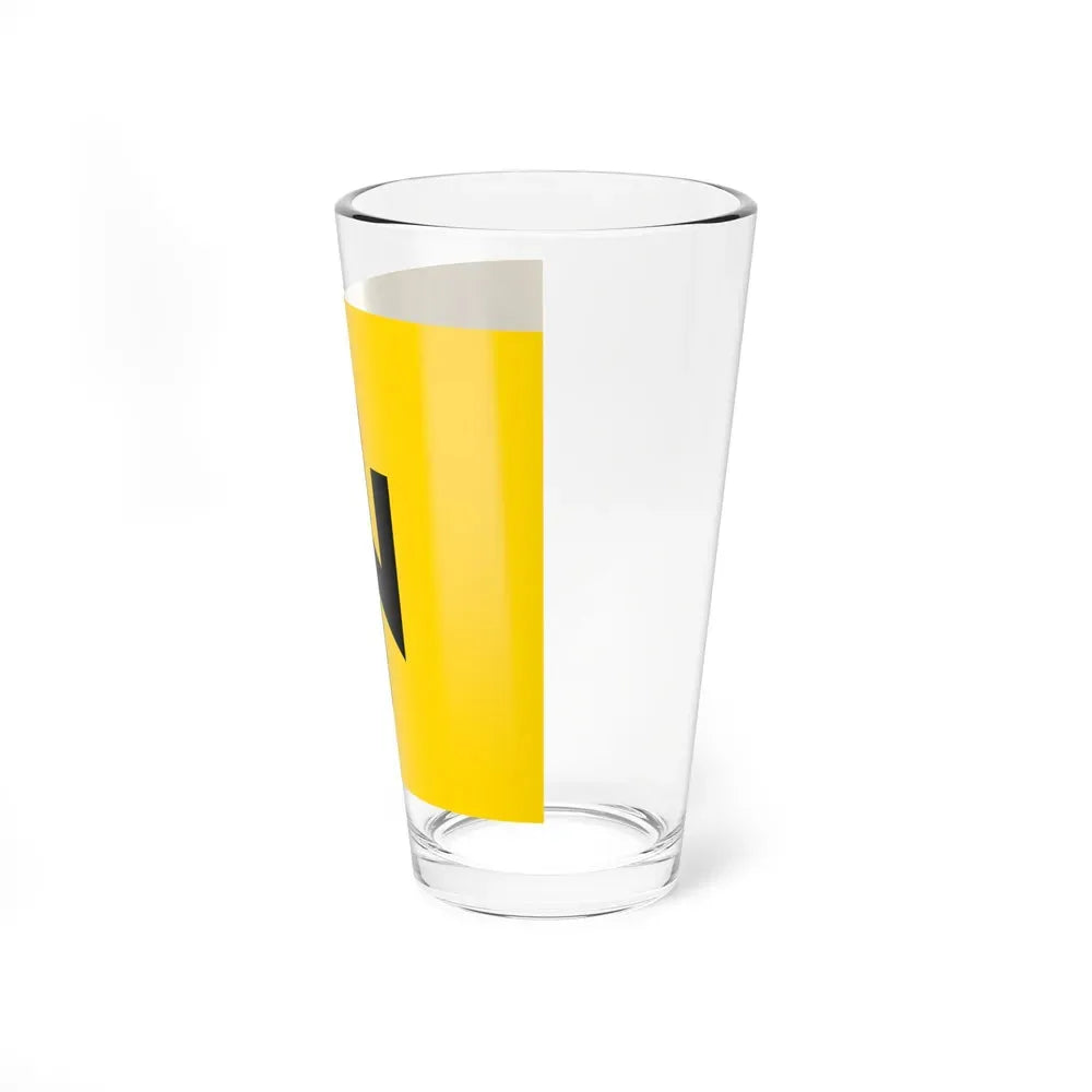 Flag of the Patriot of Ukraine party AZOV (Ukraine) Pint Glass 16oz - Go Mug Yourself