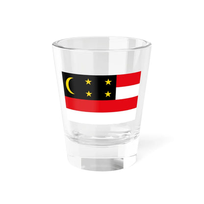 Flag of the Pattani United Liberation Organisation 1968-1989 (Thailand) Shot Glass 1.5oz 1.5oz - Go Mug Yourself