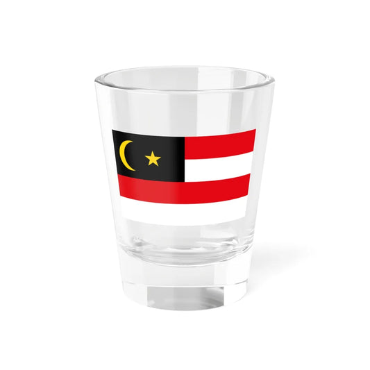 Flag of the Pattani United Liberation Organisation 1989-2005 (Thailand) Shot Glass 1.5oz 1.5oz - Go Mug Yourself