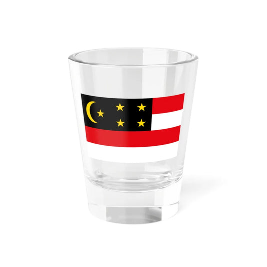 Flag of the Pattani United Liberation Organisation 2005-present (Thailand) Shot Glass 1.5oz 1.5oz - Go Mug Yourself