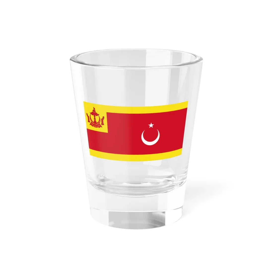 Flag of the Pehin Tuan Imam (Brunei) Shot Glass 1.5oz 1.5oz - Go Mug Yourself