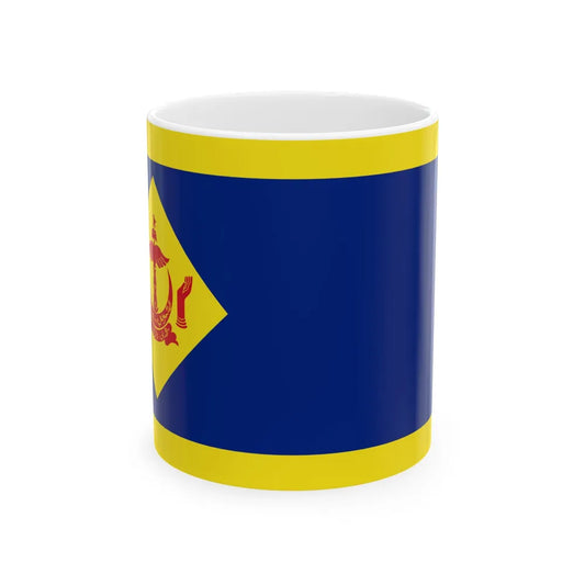 Flag of the Pengiran-Pengiran Kebanyakan (Brunei) White Coffee Mug 11oz - Go Mug Yourself