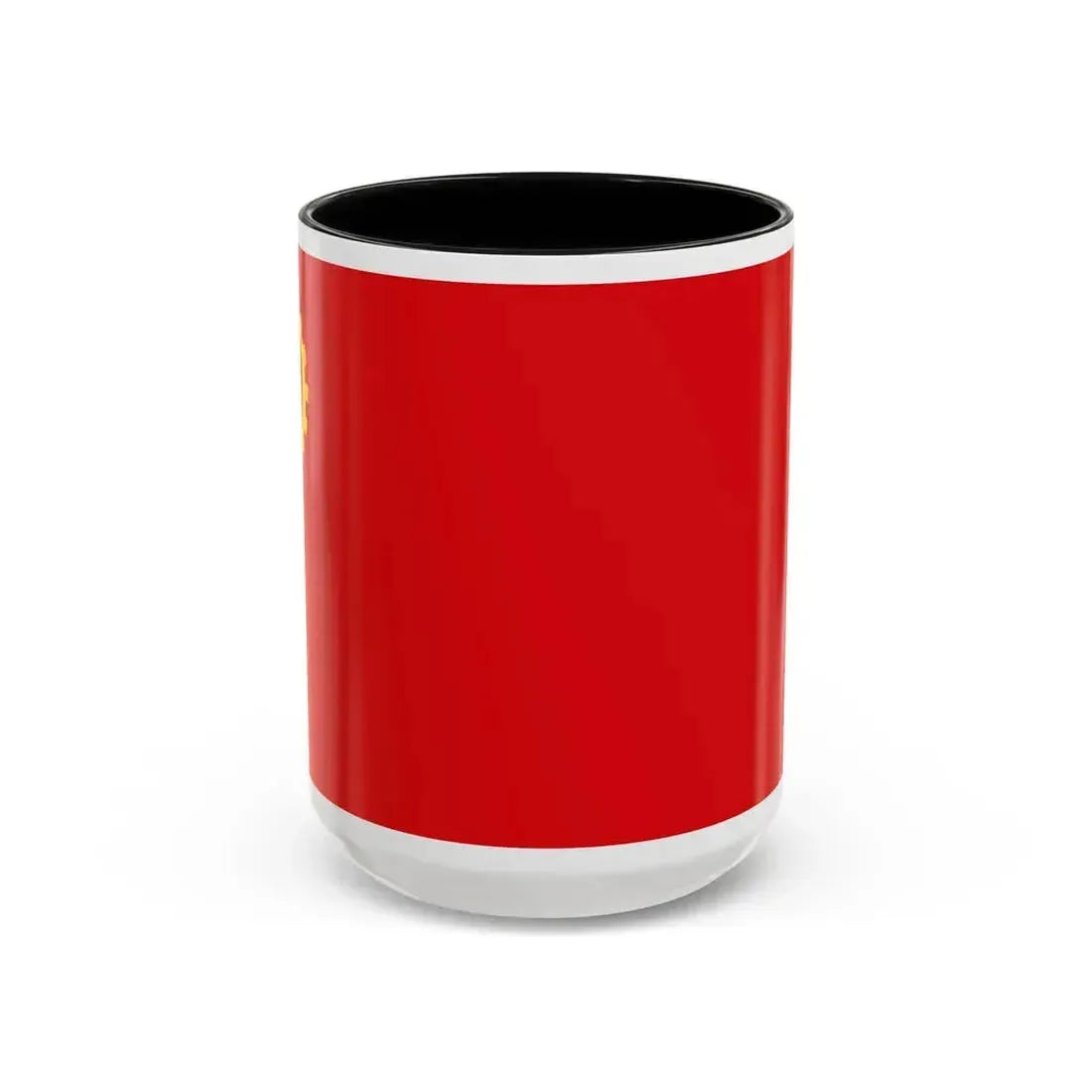 Flag of the People's Democratic Party of Afghanistan - Accent Coffee Mug 15oz Black - Go Mug Yourself