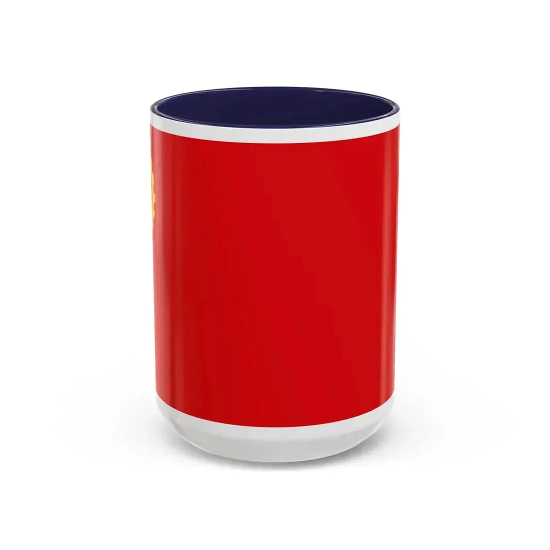 Flag of the People's Democratic Party of Afghanistan - Accent Coffee Mug 15oz Navy - Go Mug Yourself