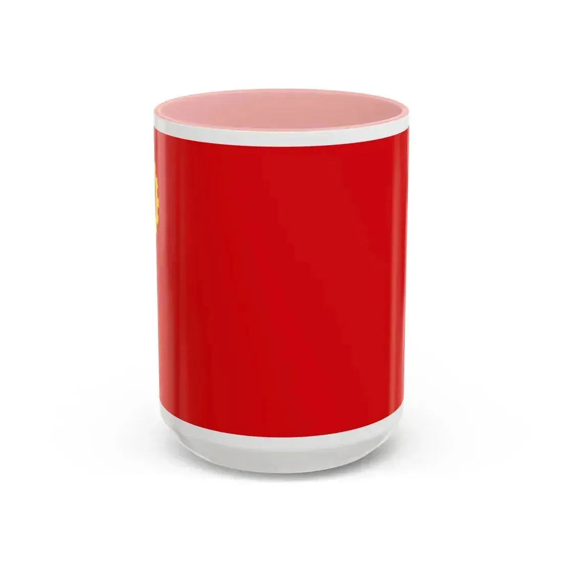 Flag of the People's Democratic Party of Afghanistan - Accent Coffee Mug 15oz Pink - Go Mug Yourself