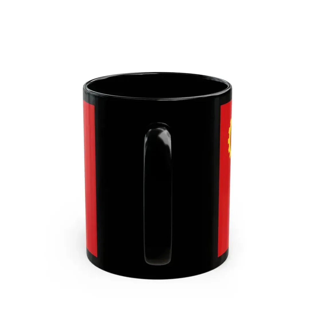 Flag of the People's Democratic Party of Afghanistan - Black Coffee Mug - Go Mug Yourself