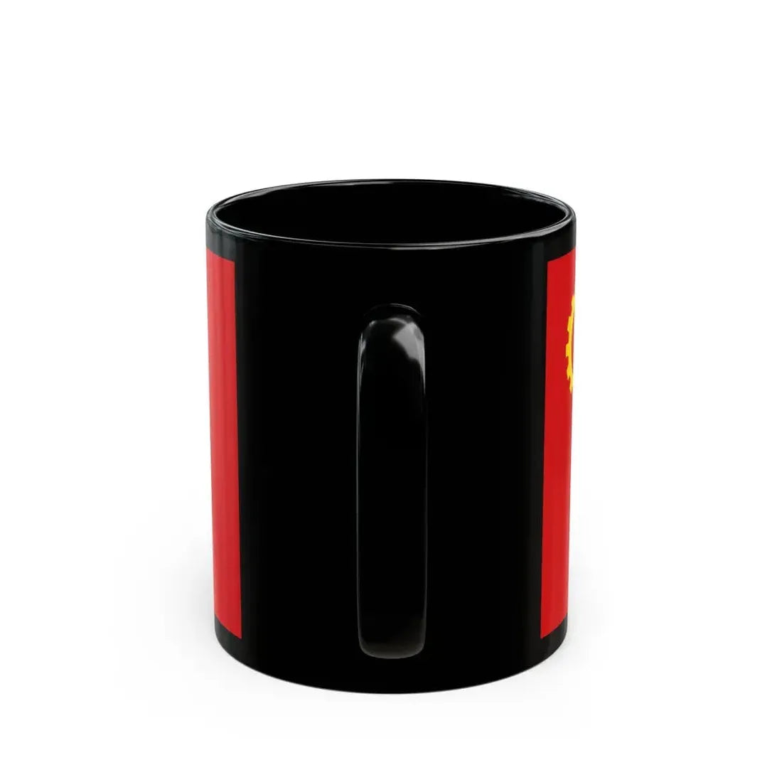 Flag of the People's Democratic Party of Afghanistan - Black Coffee Mug - Go Mug Yourself