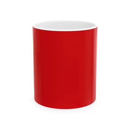 Flag of the People's Democratic Party of Afghanistan - White Coffee Mug 11oz - Go Mug Yourself