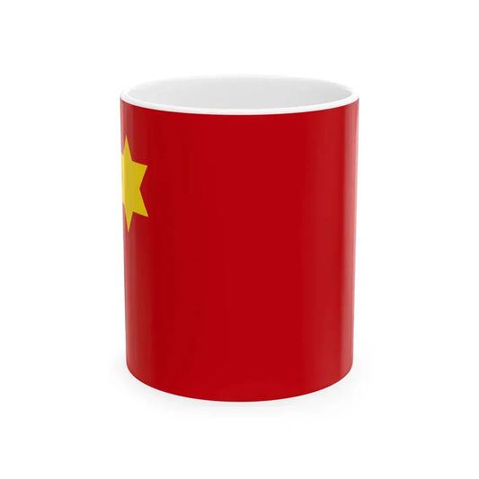 Flag of the Peoples Anti-Imperialist Association (China) White Coffee Mug 11oz - Go Mug Yourself