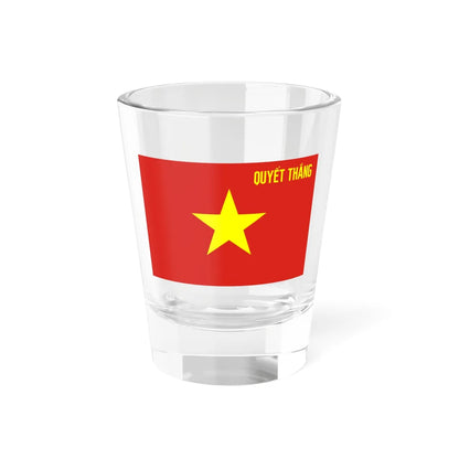 Flag of the Peoples Army of Vietnam reverse (Vietnam) Shot Glass 1.5oz 1.5oz - Go Mug Yourself