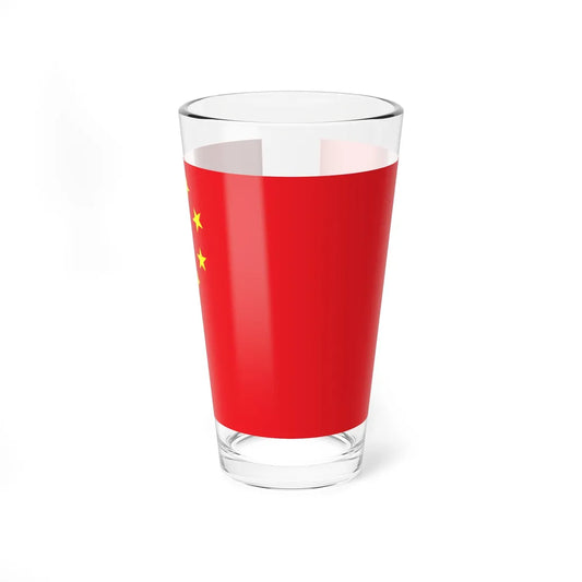 Flag of the Peoples Republic of China 2-1 (China) Pint Glass 16oz 16oz - Go Mug Yourself
