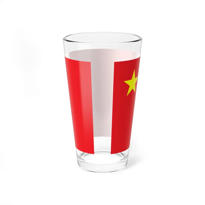 Flag of the Peoples Republic of China 2-1 (China) Pint Glass 16oz - Go Mug Yourself
