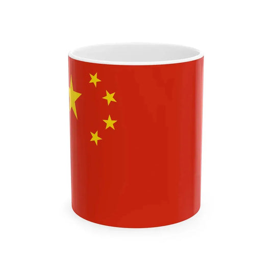 Flag of the Peoples Republic of China alternate (China) White Coffee Mug 11oz - Go Mug Yourself