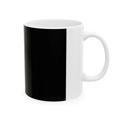 Flag of the Peoples Republic of China black and white variant 1 (China) White Coffee Mug - Go Mug Yourself