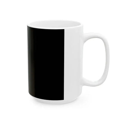 Flag of the Peoples Republic of China black and white variant 1 (China) White Coffee Mug - Go Mug Yourself