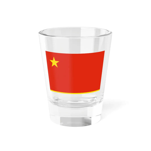 Flag of the Peoples Republic of China Fallout (China) Shot Glass 1.5oz 1.5oz - Go Mug Yourself