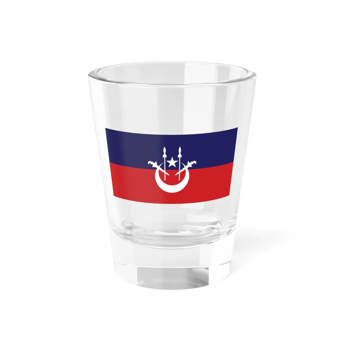 Flag of the Personal Assistant to the Sultan of Kelantan (Malaysia) Shot Glass 1.5oz 1.5oz - Go Mug Yourself