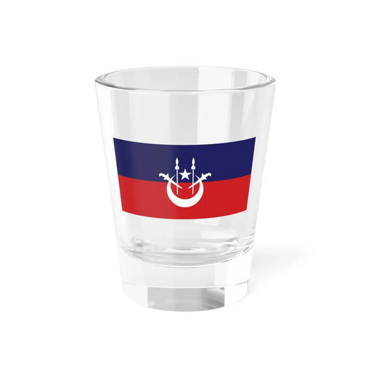 Flag of the Personal Assistant to the Sultan of Kelantan (Malaysia) Shot Glass 1.5oz 1.5oz - Go Mug Yourself