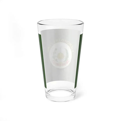 Flag of the Peruvian Army (Peru) Pint Glass 16oz - Go Mug Yourself