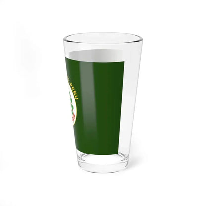 Flag of the Peruvian Army (Peru) Pint Glass 16oz - Go Mug Yourself