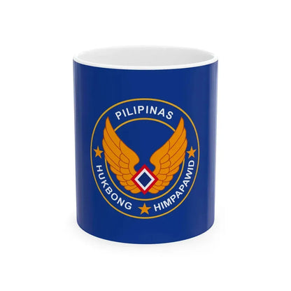 Flag of the Philippine Air Force (Philippines) White Coffee Mug 11oz - Go Mug Yourself