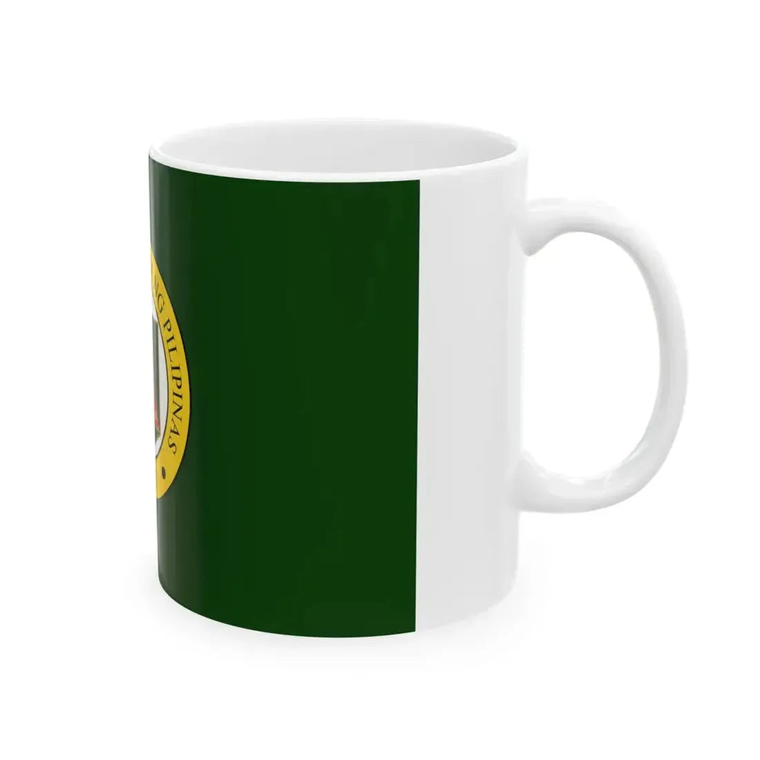 Flag of the Philippine Army (Philippines) White Coffee Mug - Go Mug Yourself