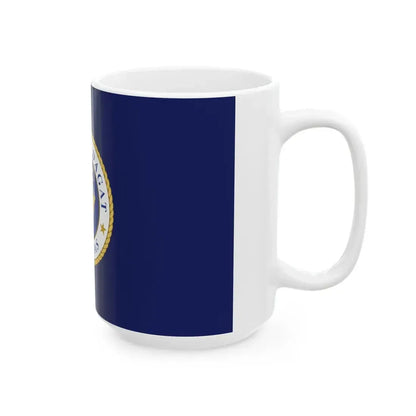 Flag of the Philippine Navy (Philippines) White Coffee Mug - Go Mug Yourself