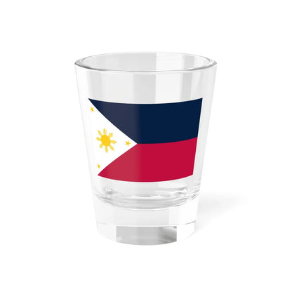 Flag of the Philippines 1936-1985 19861998 3-2 (Philippines) Shot Glass 1.5oz 1.5oz - Go Mug Yourself
