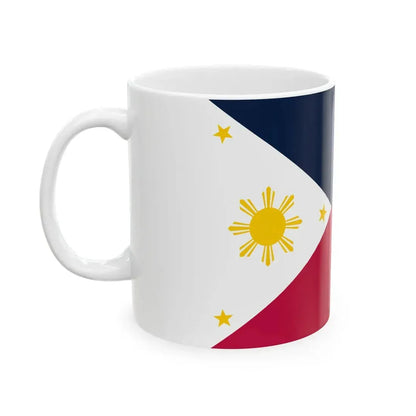 Flag of the Philippines 1936-1985 19861998 3-2 (Philippines) White Coffee Mug - Go Mug Yourself