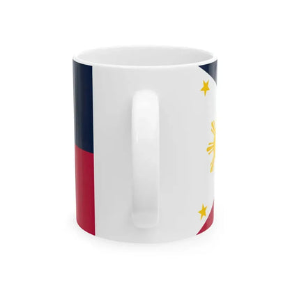 Flag of the Philippines 1936-1985 19861998 (Philippines) White Coffee Mug - Go Mug Yourself