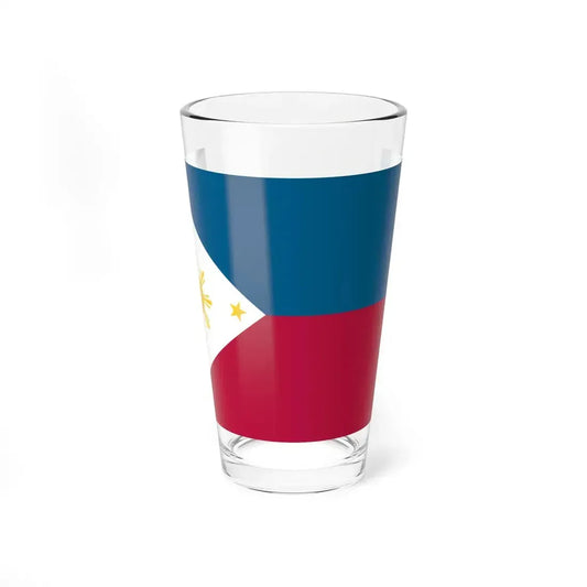 Flag of the Philippines 1985-1986 3-2 (Philippines) Pint Glass 16oz 16oz - Go Mug Yourself
