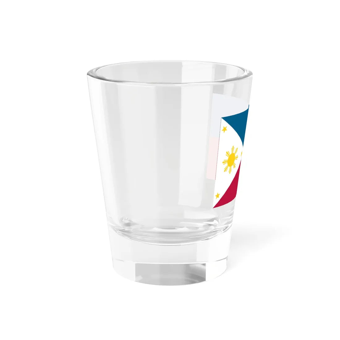 Flag of the Philippines 1985-1986 3-2 (Philippines) Shot Glass 1.5oz - Go Mug Yourself