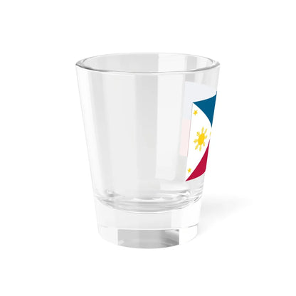 Flag of the Philippines 1985-1986 3-2 (Philippines) Shot Glass 1.5oz - Go Mug Yourself