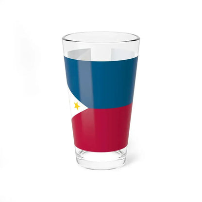 Flag of the Philippines 1985-1986 (Philippines) Pint Glass 16oz 16oz - Go Mug Yourself