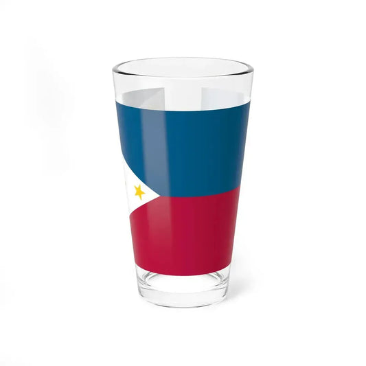 Flag of the Philippines 1985-1986 (Philippines) Pint Glass 16oz 16oz - Go Mug Yourself