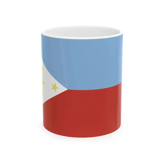 Flag of the Philippines 1985 (Philippines) White Coffee Mug 11oz - Go Mug Yourself