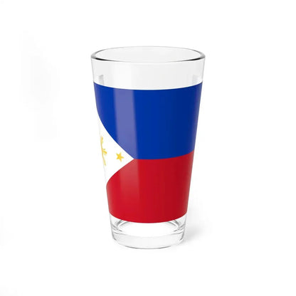 Flag of the Philippines 3-2 (Philippines) Pint Glass 16oz 16oz - Go Mug Yourself