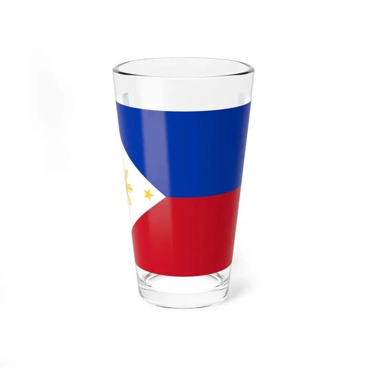 Flag of the Philippines 3-2 (Philippines) Pint Glass 16oz 16oz - Go Mug Yourself