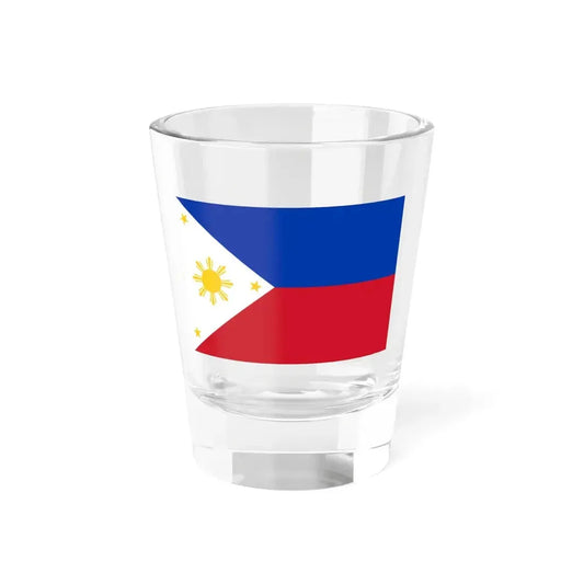 Flag of the Philippines 3-2 (Philippines) Shot Glass 1.5oz 1.5oz - Go Mug Yourself