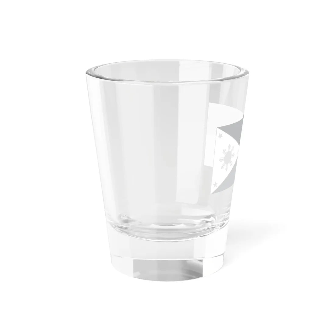 Flag of the Philippines black and white variant 1 (Philippines) Shot Glass 1.5oz - Go Mug Yourself