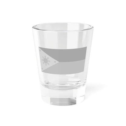 Flag of the Philippines black and white variant 2 (Philippines) Shot Glass 1.5oz 1.5oz - Go Mug Yourself