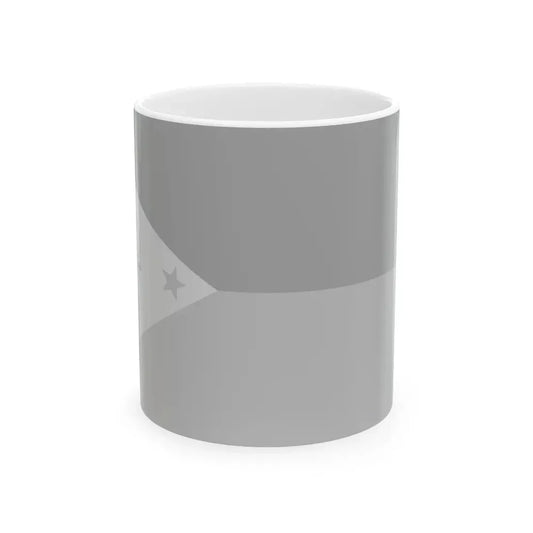 Flag of the Philippines black and white variant 2 (Philippines) White Coffee Mug 11oz - Go Mug Yourself