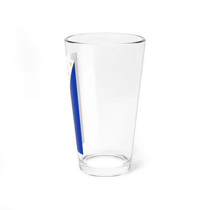 Flag of the Philippines inv vertical display (Philippines) Pint Glass 16oz - Go Mug Yourself