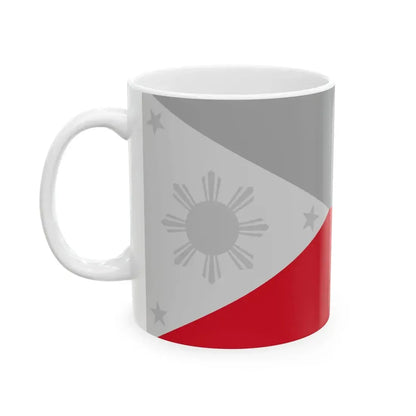 Flag of the Philippines - Red (Philippines) White Coffee Mug - Go Mug Yourself