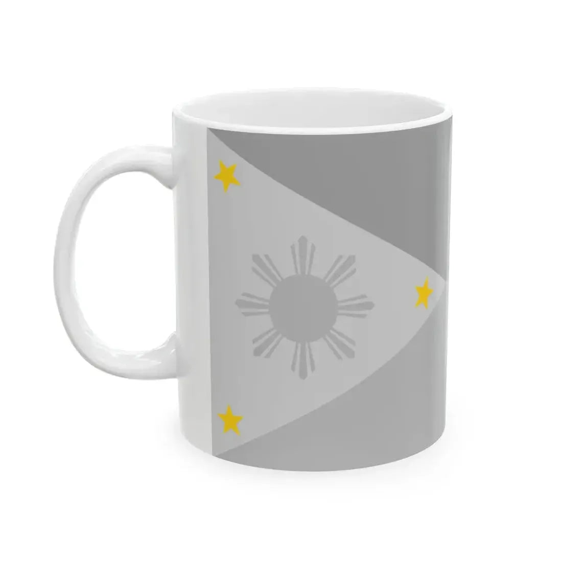 Flag of the Philippines - Stars (Philippines) White Coffee Mug - Go Mug Yourself