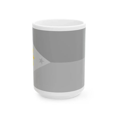 Flag of the Philippines - Sun rays (Philippines) White Coffee Mug 15oz - Go Mug Yourself